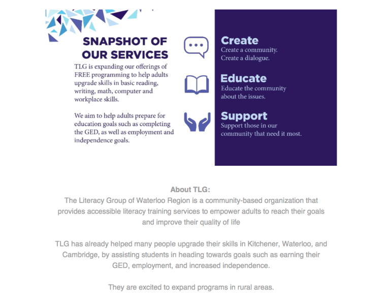 The Literacy Group - Media Release - Elmira 2015 - 3
